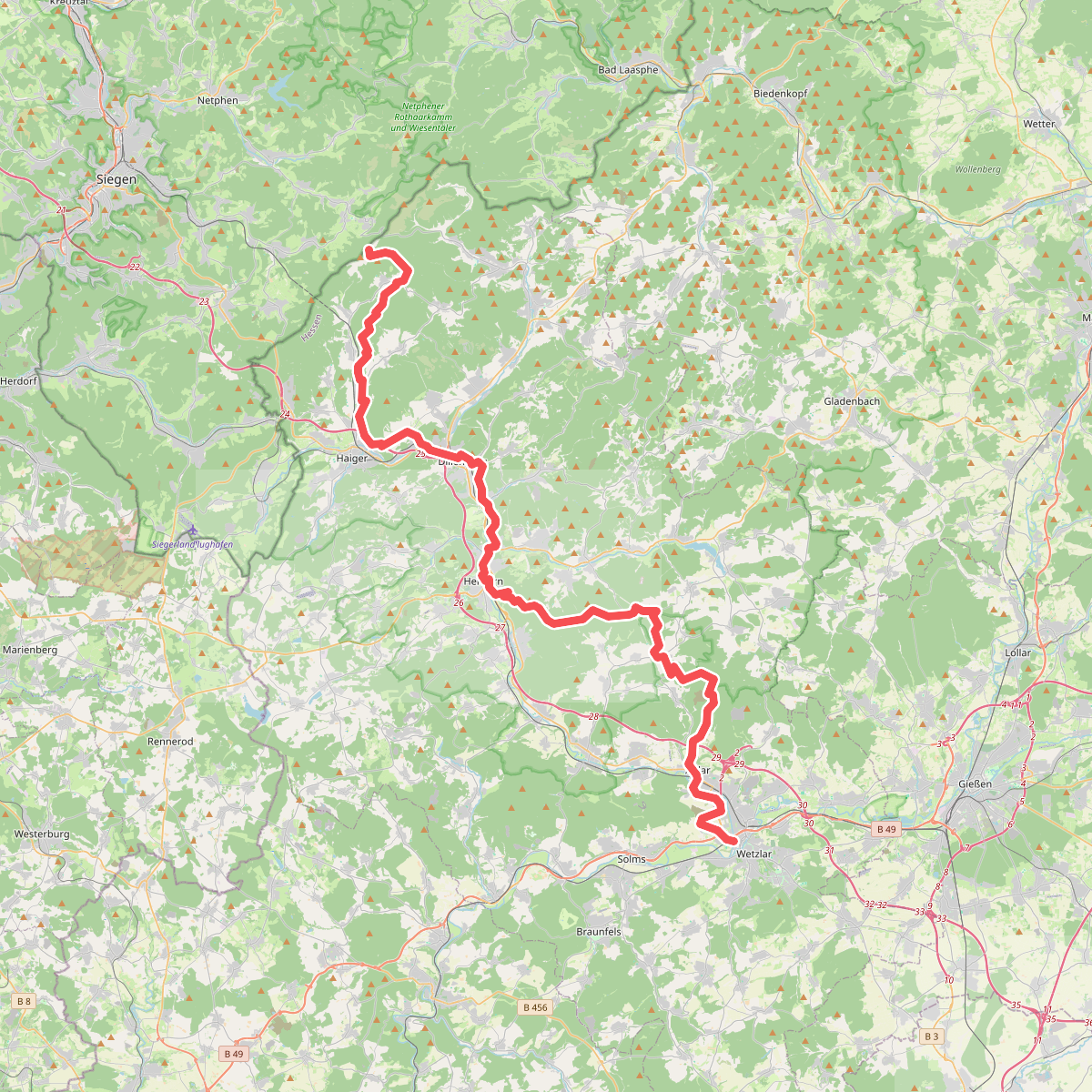 Dillhöhenweg (links der Dill)