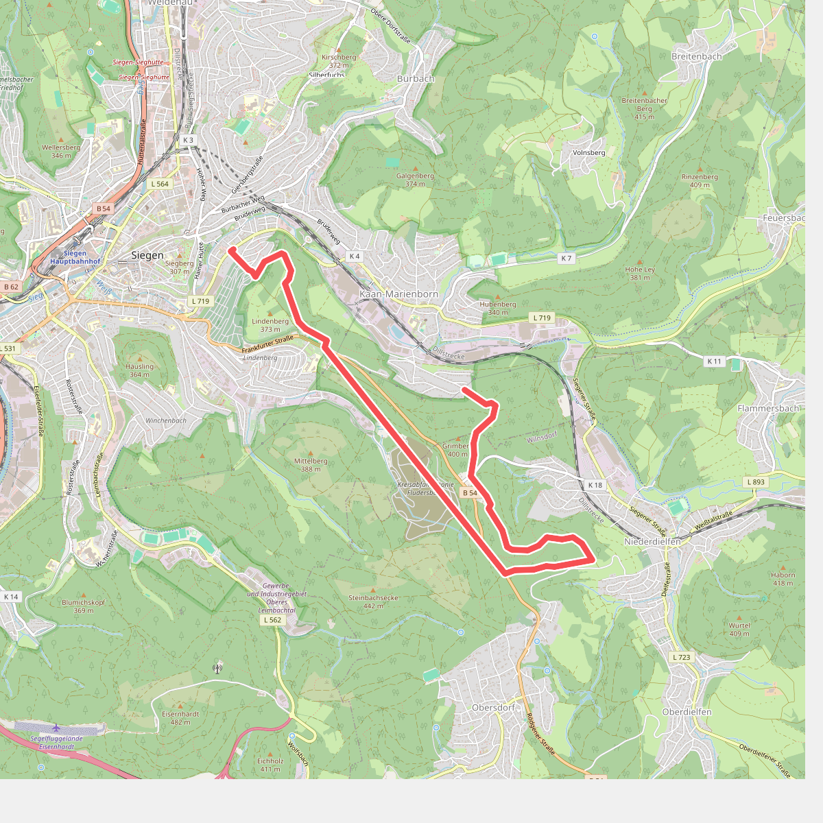 Volldreieck Siegen