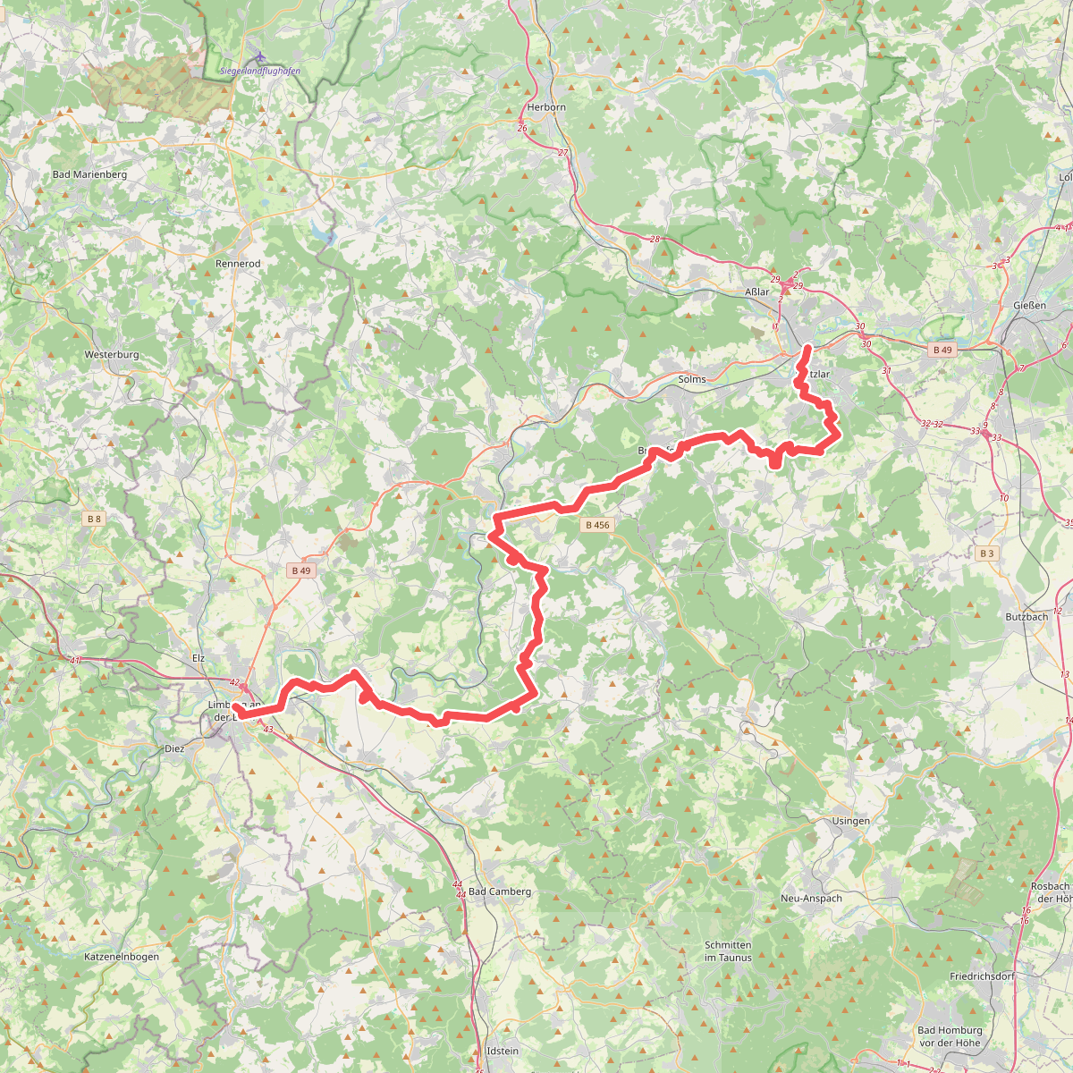 Taunusklub Route 002 | Lahnhöhenweg (Ost)