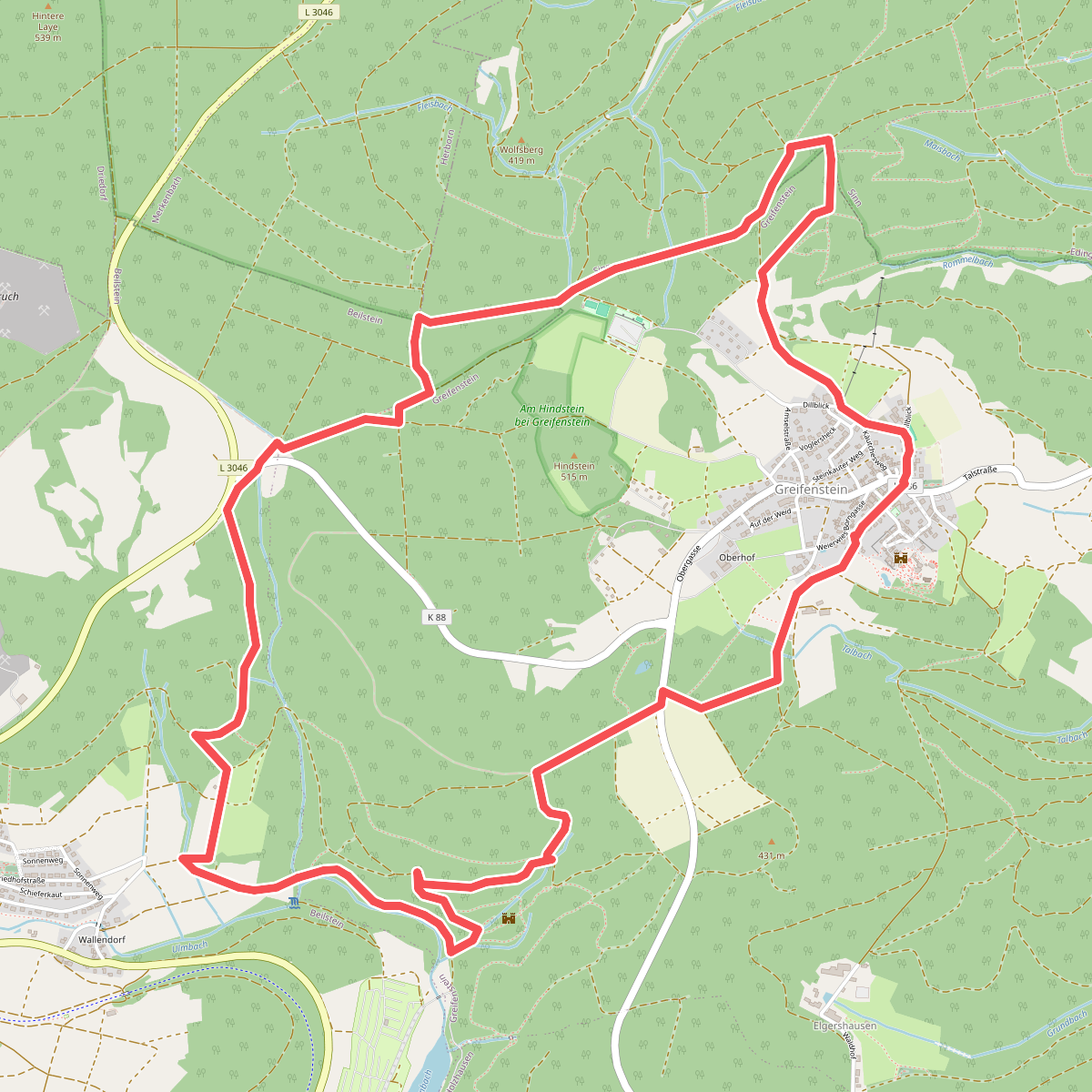 Grenzsteinweg Greifenstein