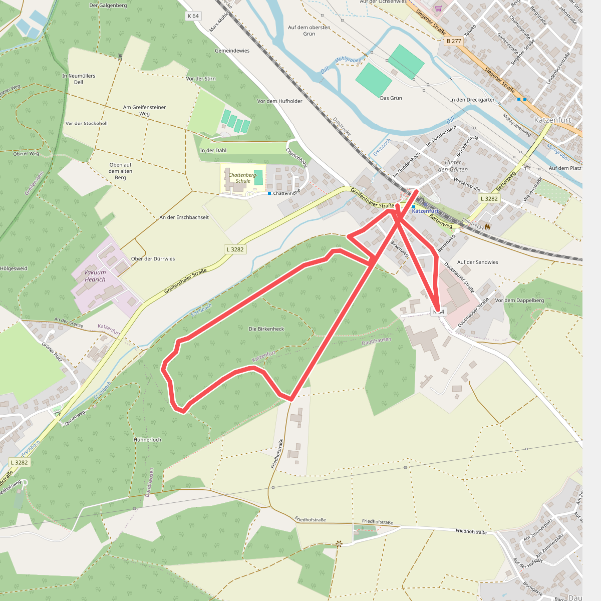 Rundweg durch die Birken
