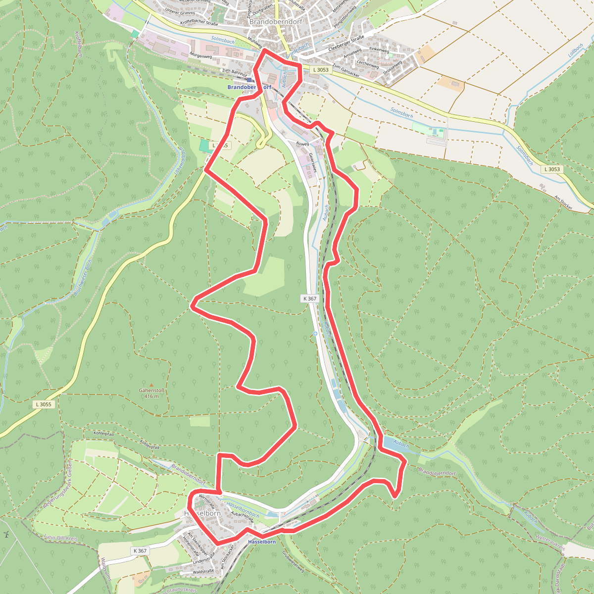 Wanderwege Brandoberndorf - Hirschkäfer