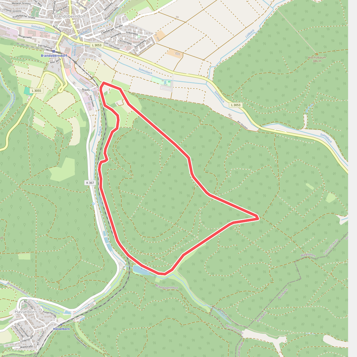 Wanderwege Brandoberndorf - Keiler