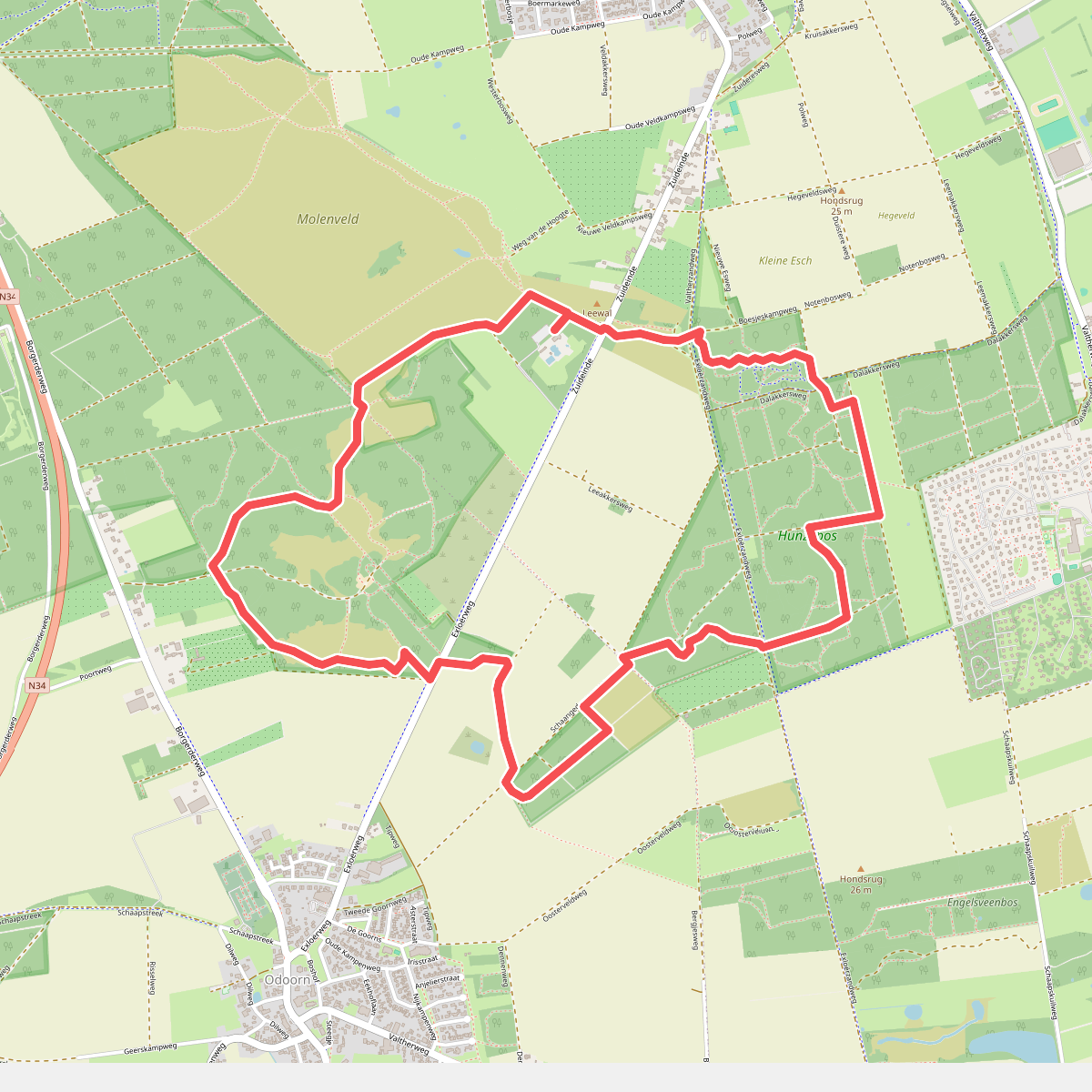 Tijdreisroute Leewal