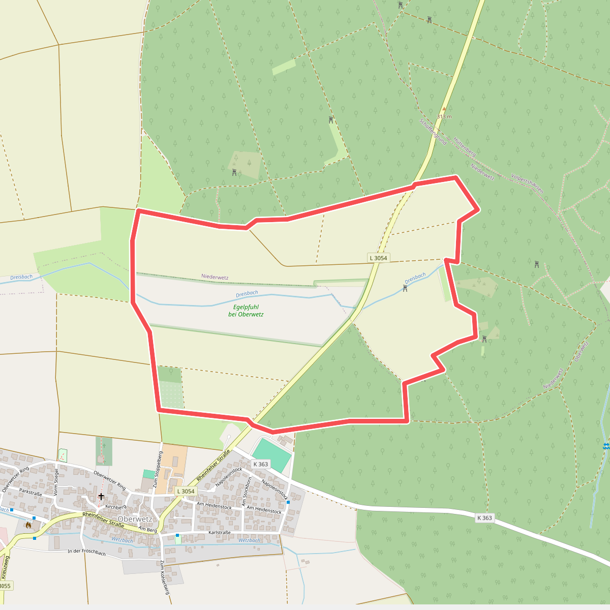 Wanderwege Oberwetz - Fuchs