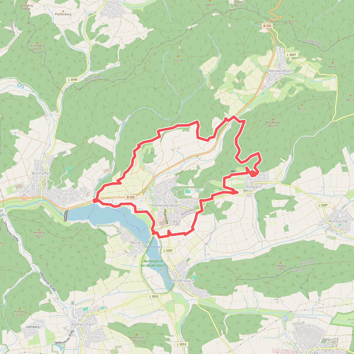 Extratour Aartalsee-Panoramaweg