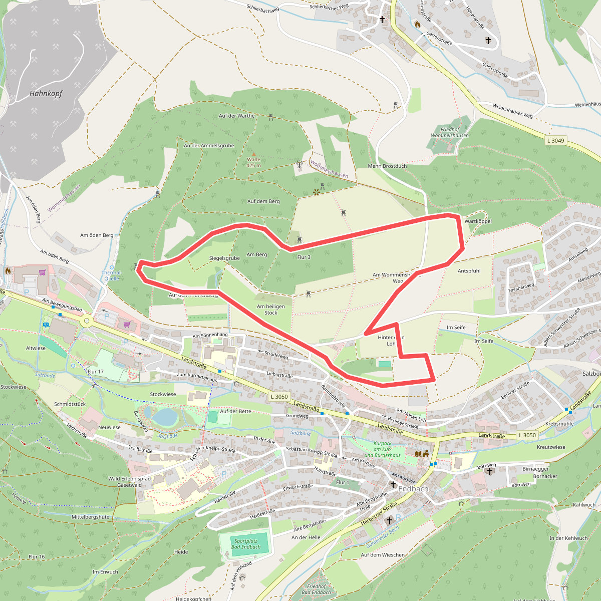 Klima Gehen, B-Route
