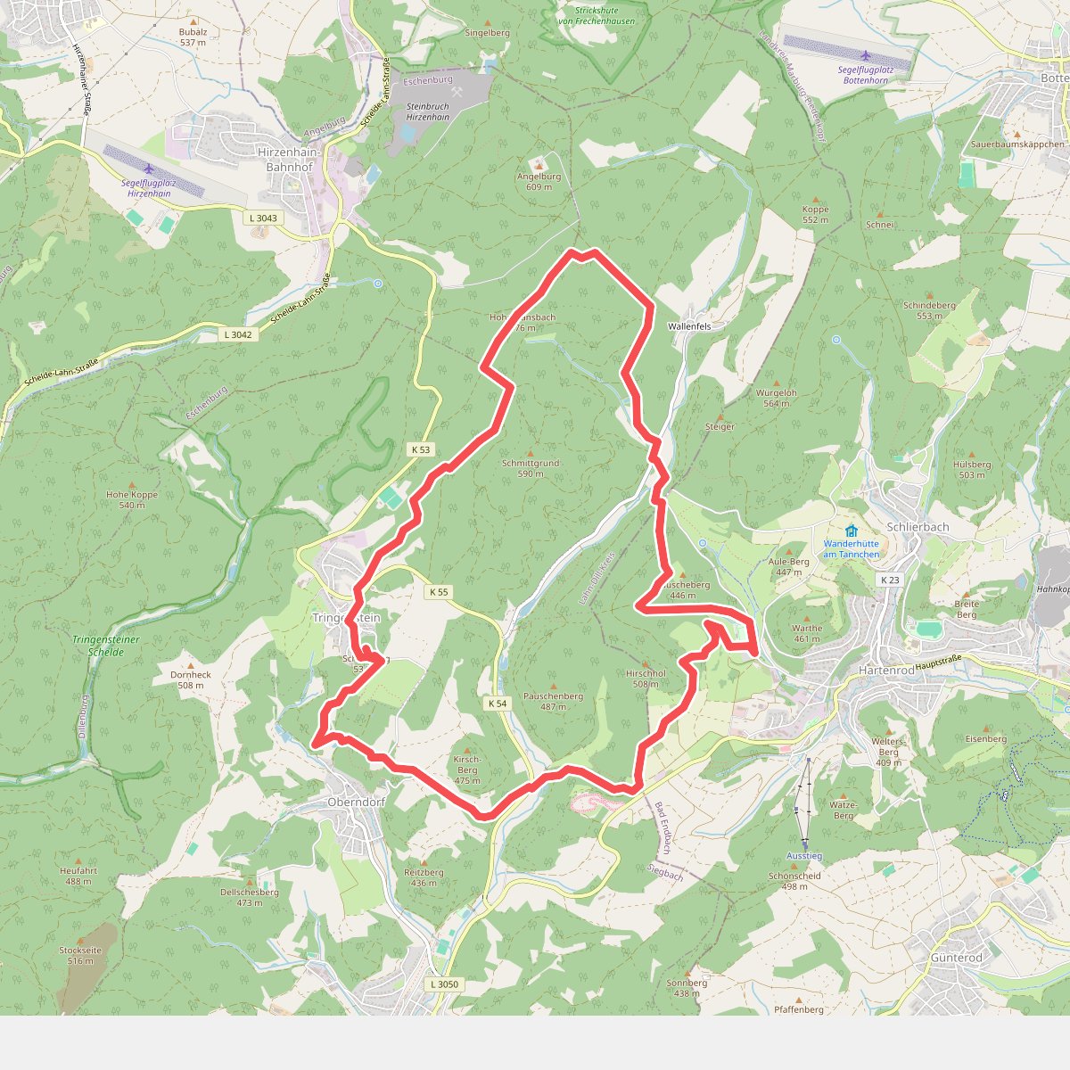 Wanderweg E15 / Schlossbergweg