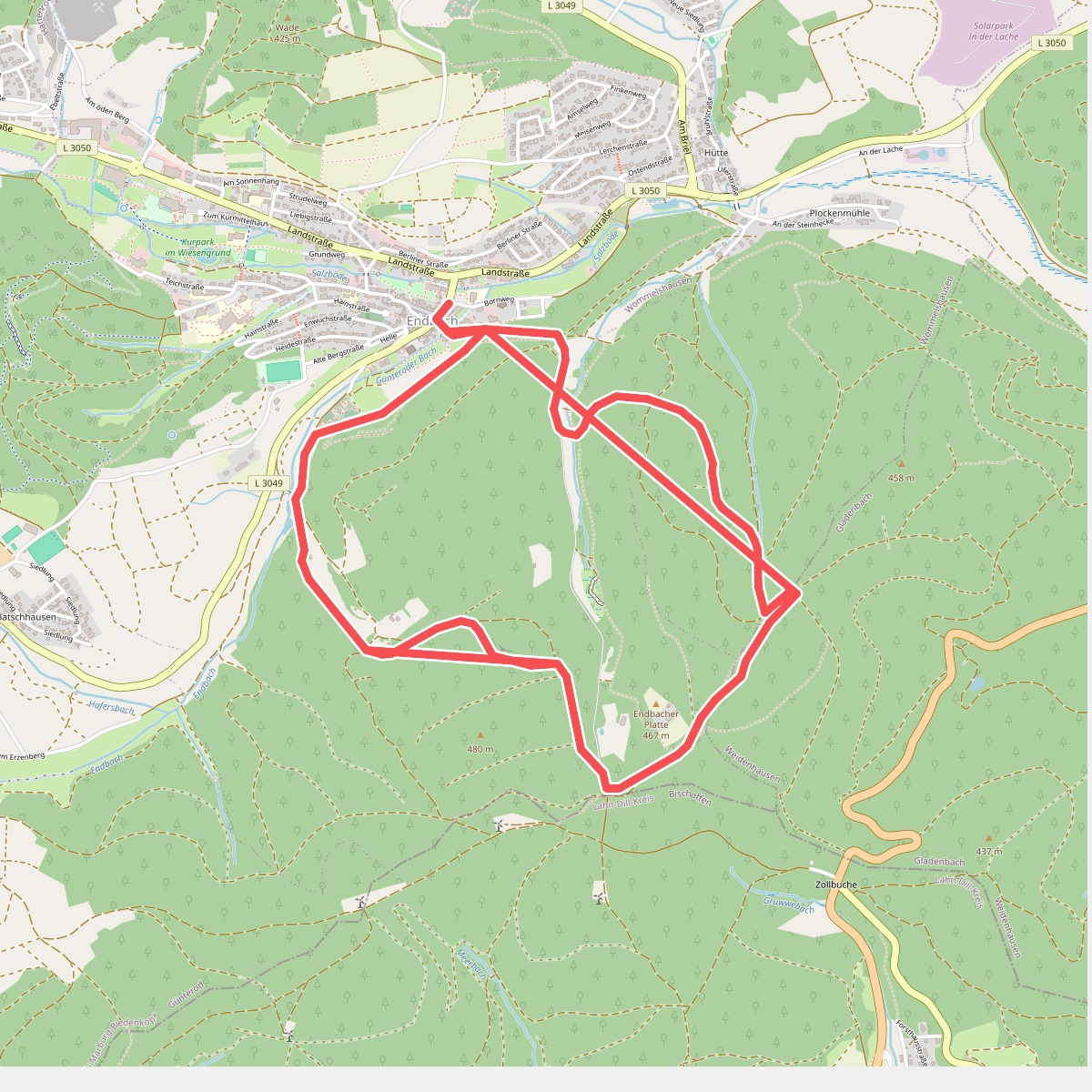 Wanderweg E2 / Kopps Klippe