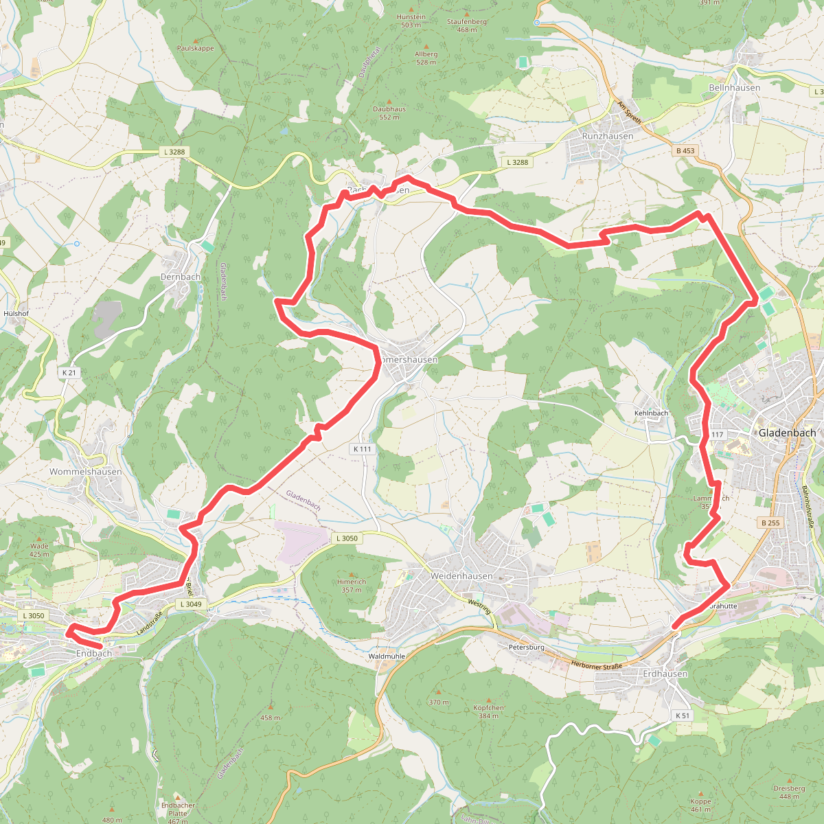Wanderweg E9 / Hinterländer Schweiz