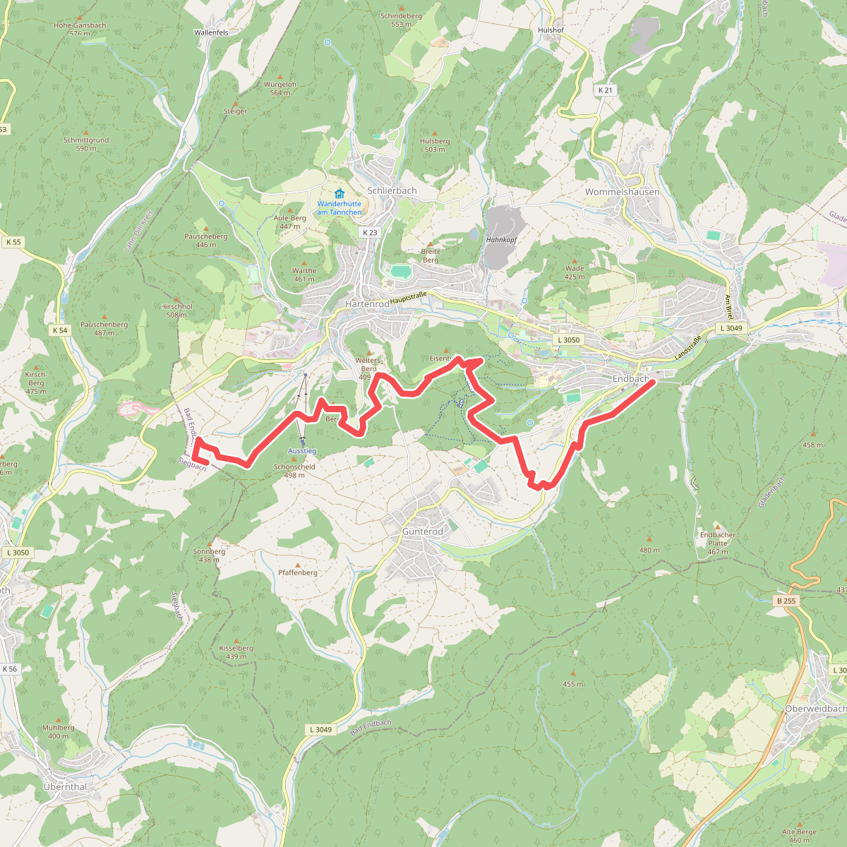 Wanderweg S