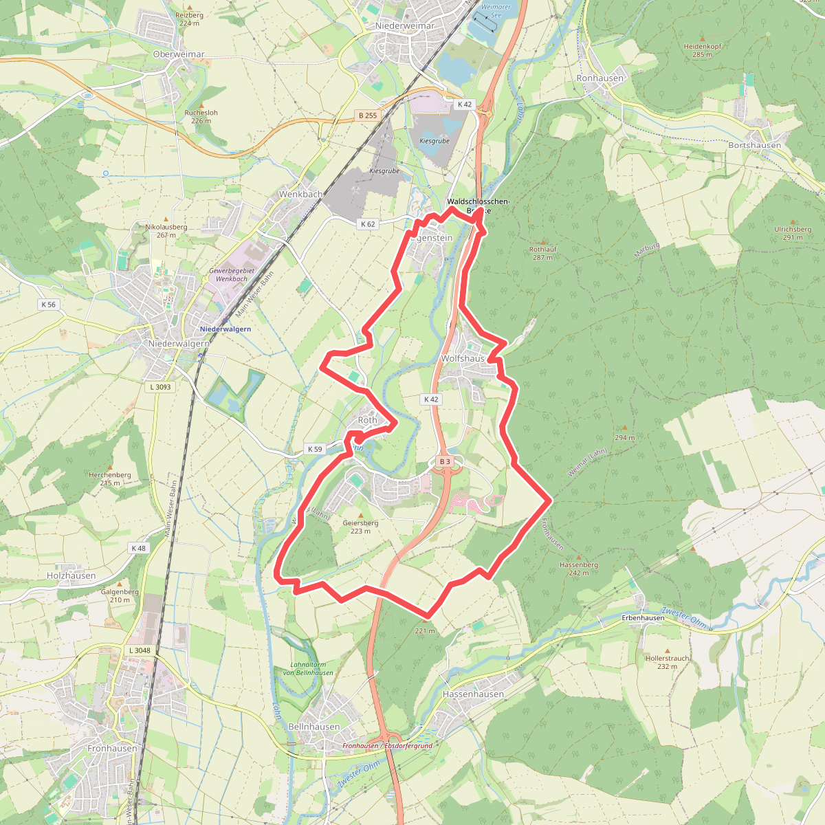 [W8] Ortsrundweg Roth - Wolfshausen - Argenstein - Roth-Landsynagoge