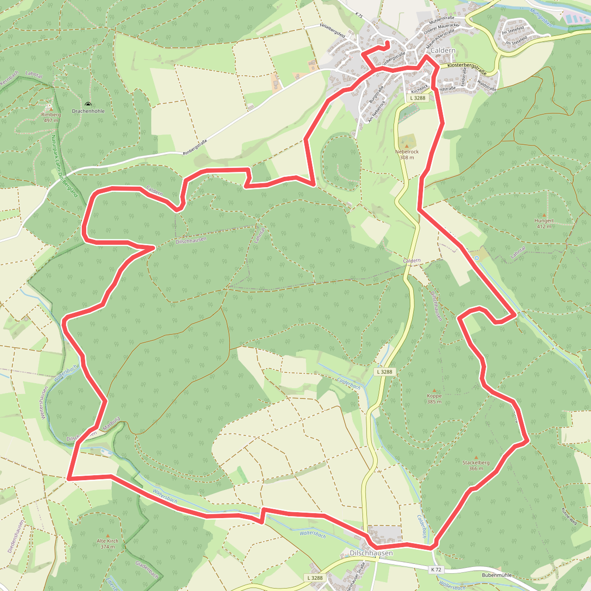 Rundwanderweg Caldern - Dilschhausen - Caldern