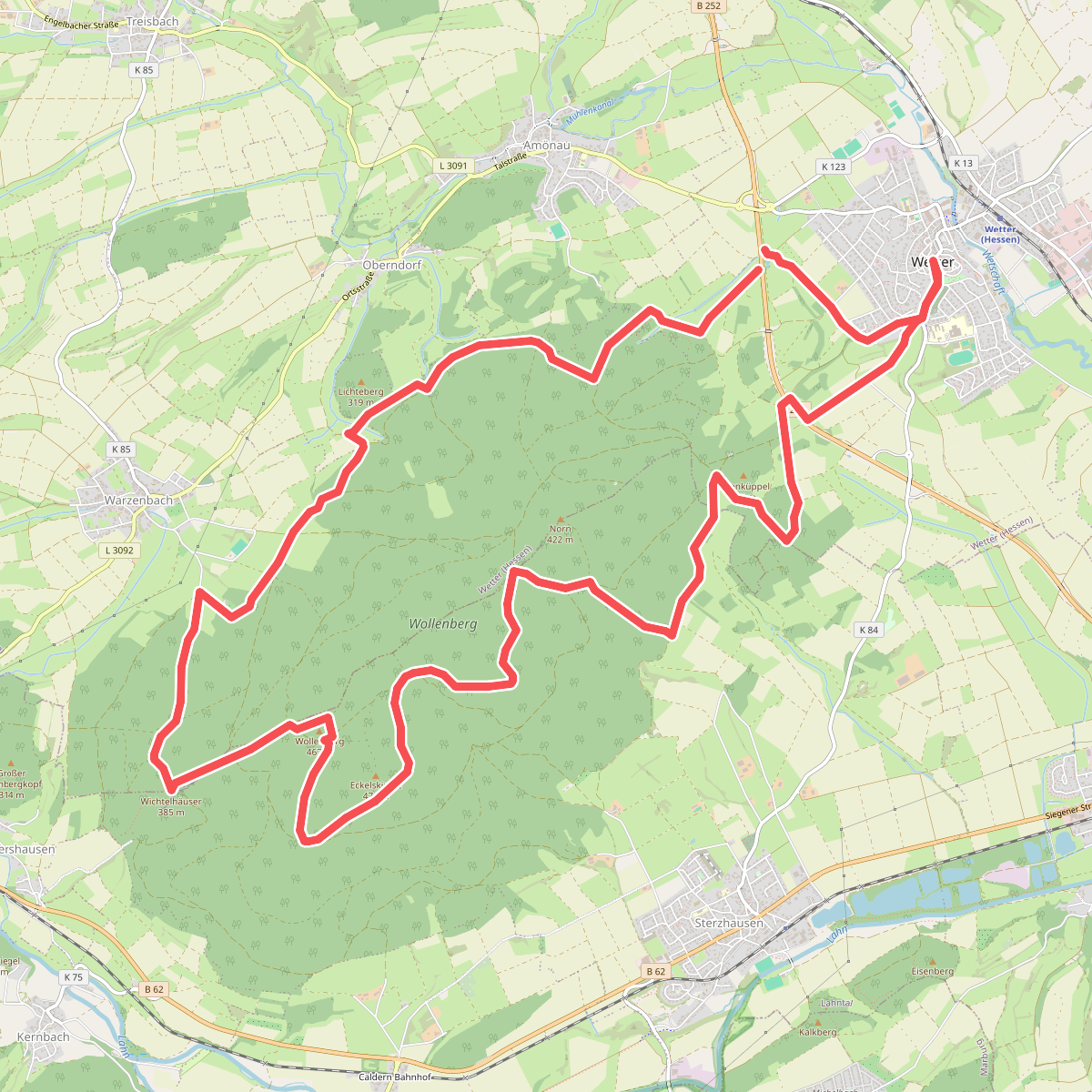 [W1] Wollenberg Rundwanderweg