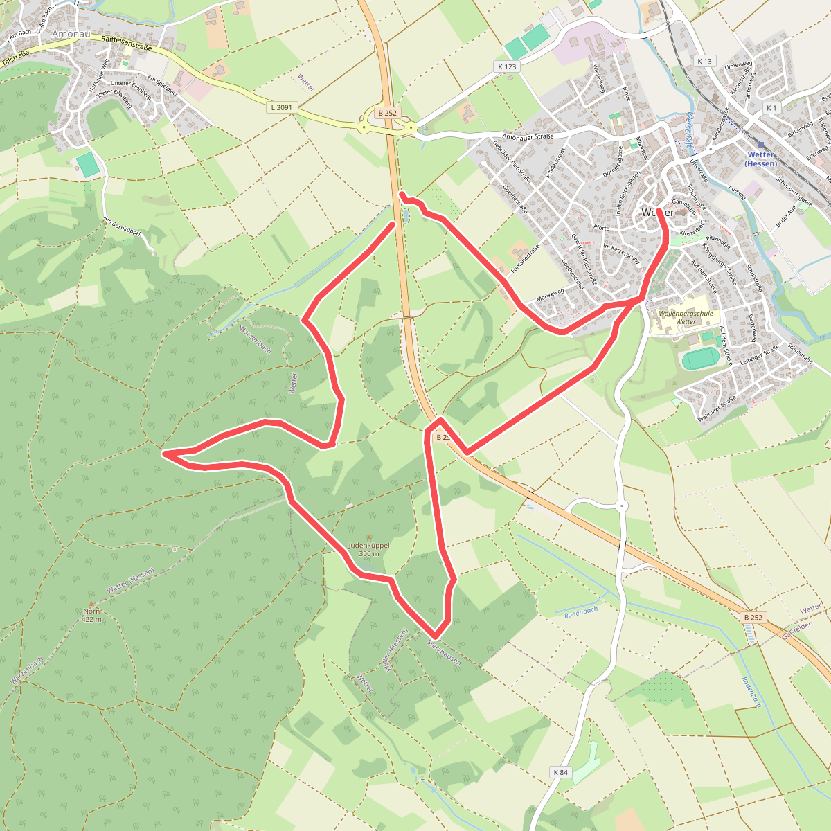 [W2] Kleine Wollenbergrunde (Wetschaft Senke)