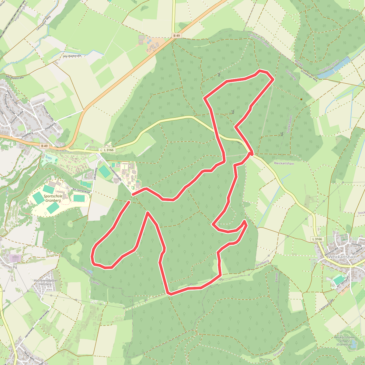 Grünberg - Nordic 3 Teichkopf-Route