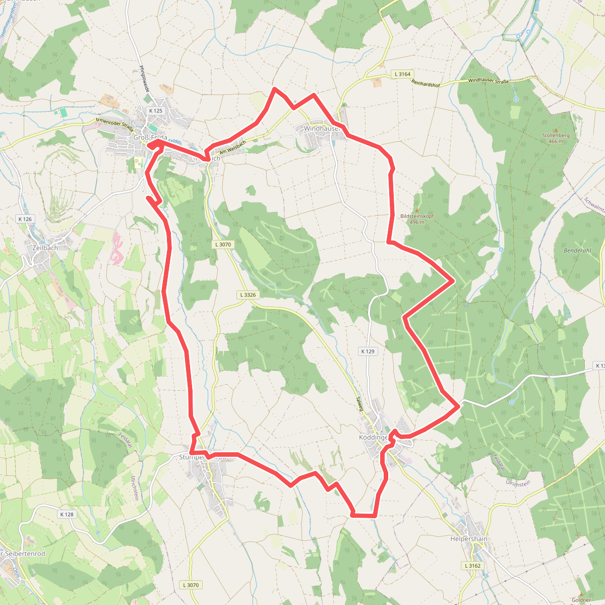 Panoramaweg Feldatal Tour I