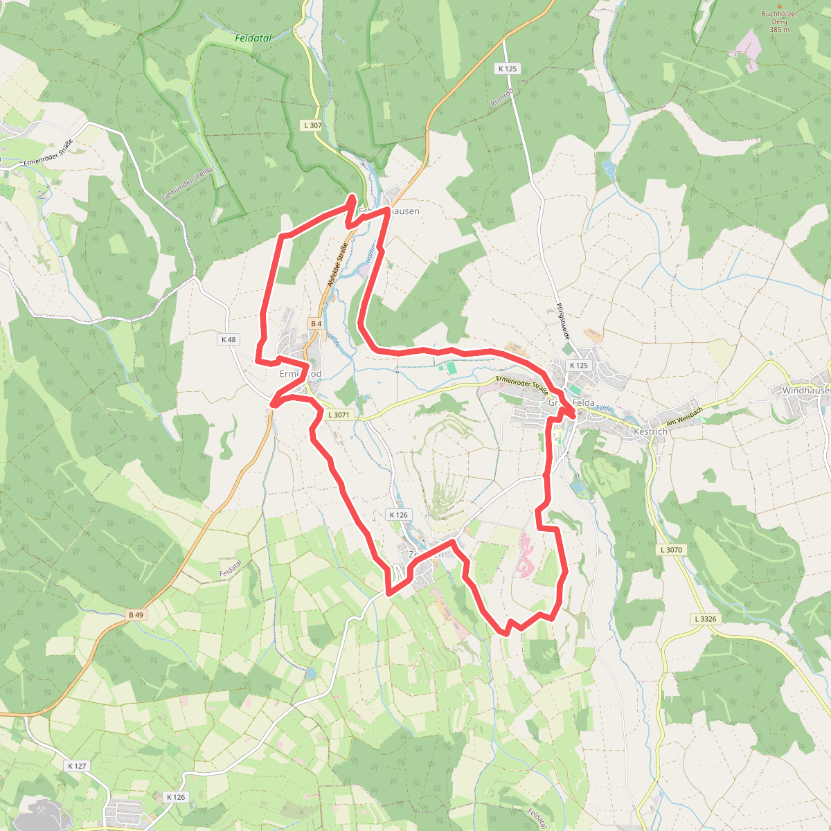 Panoramaweg Feldatal Tour II