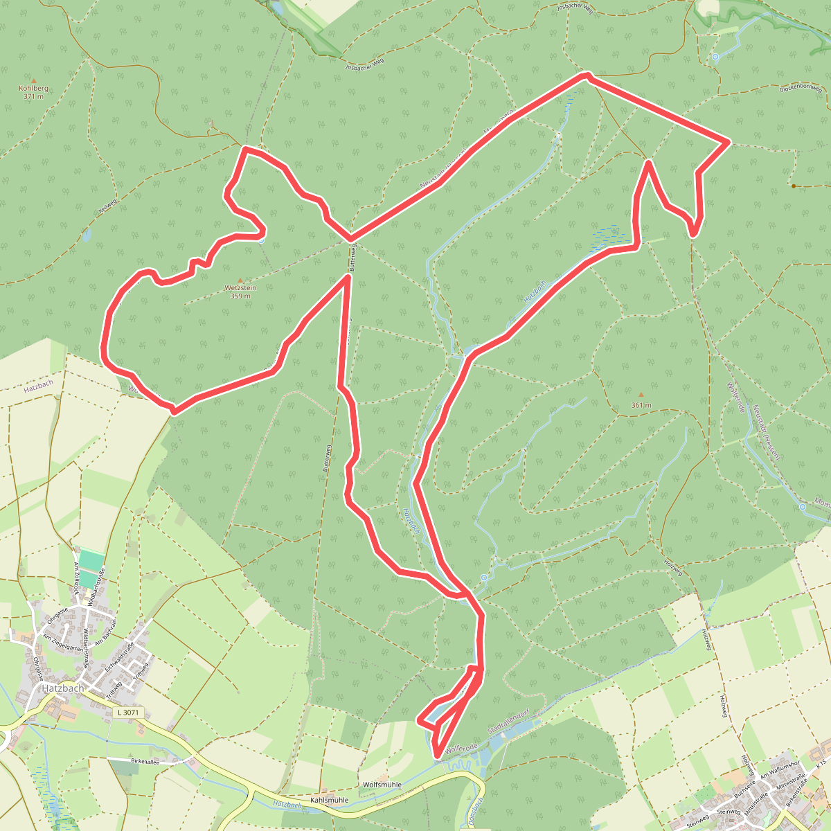 Rund um den Wetzstein