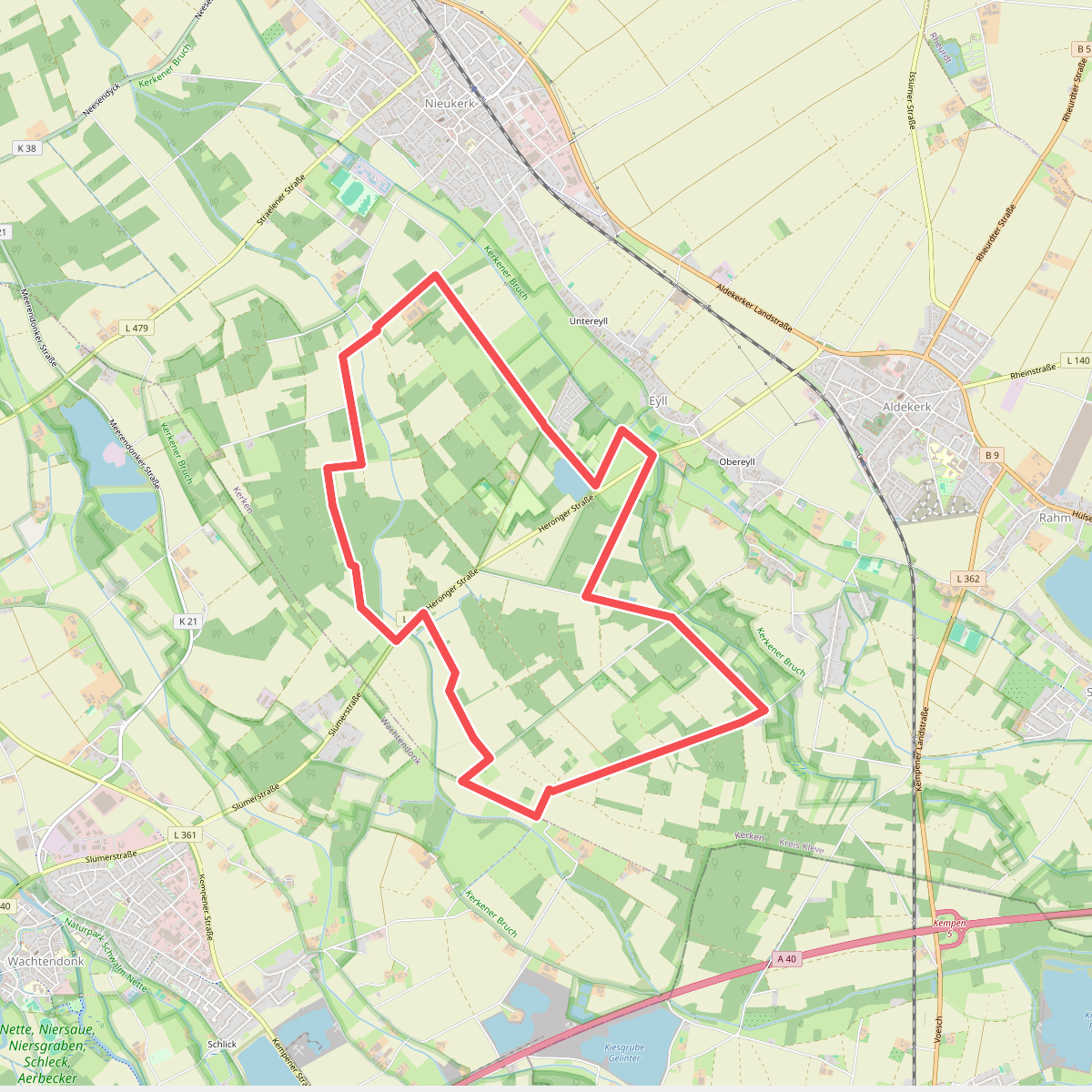 Eyller See Rundweg A1