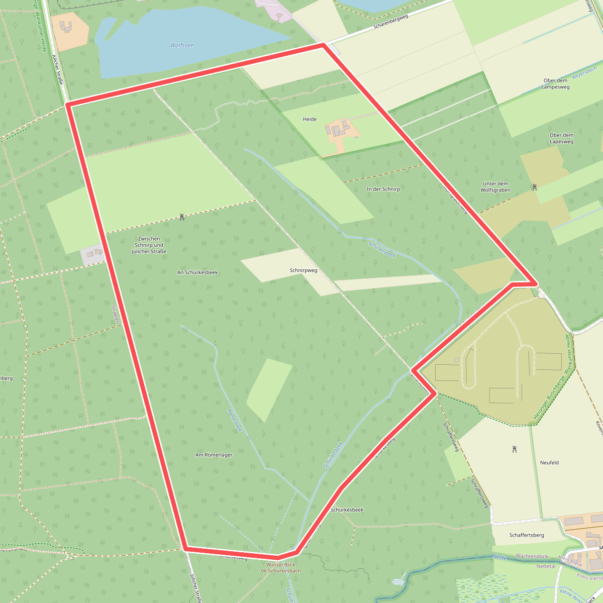 Rundweg A12 Wankumer Heide Süd