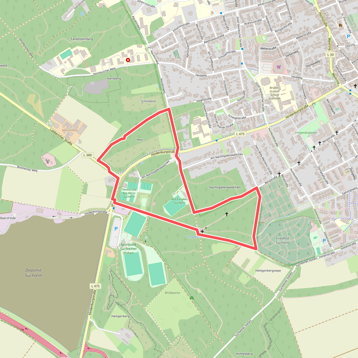 Rundweg A4 Kreiskriegerdenkmal