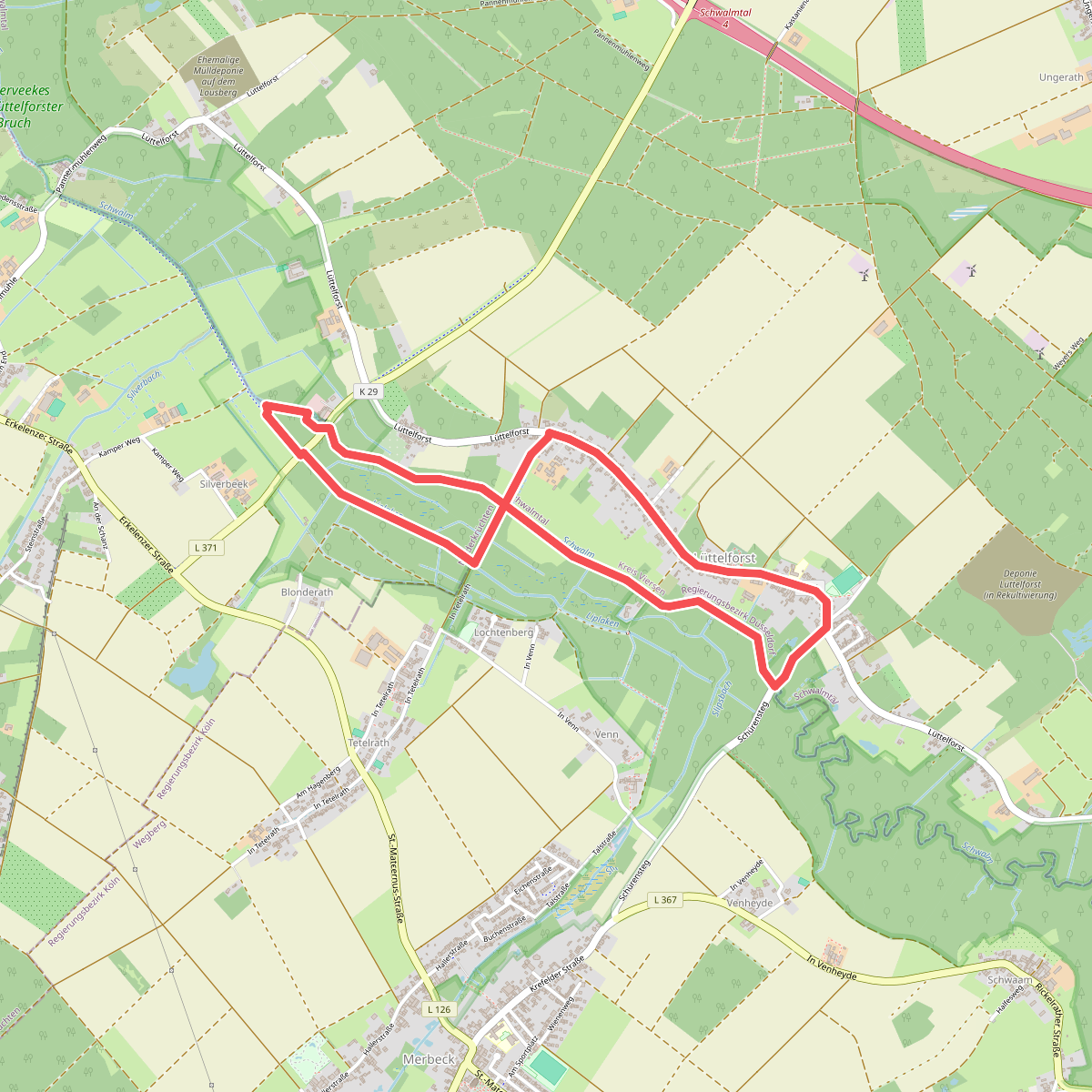 Rundweg A5 Lüttelforst