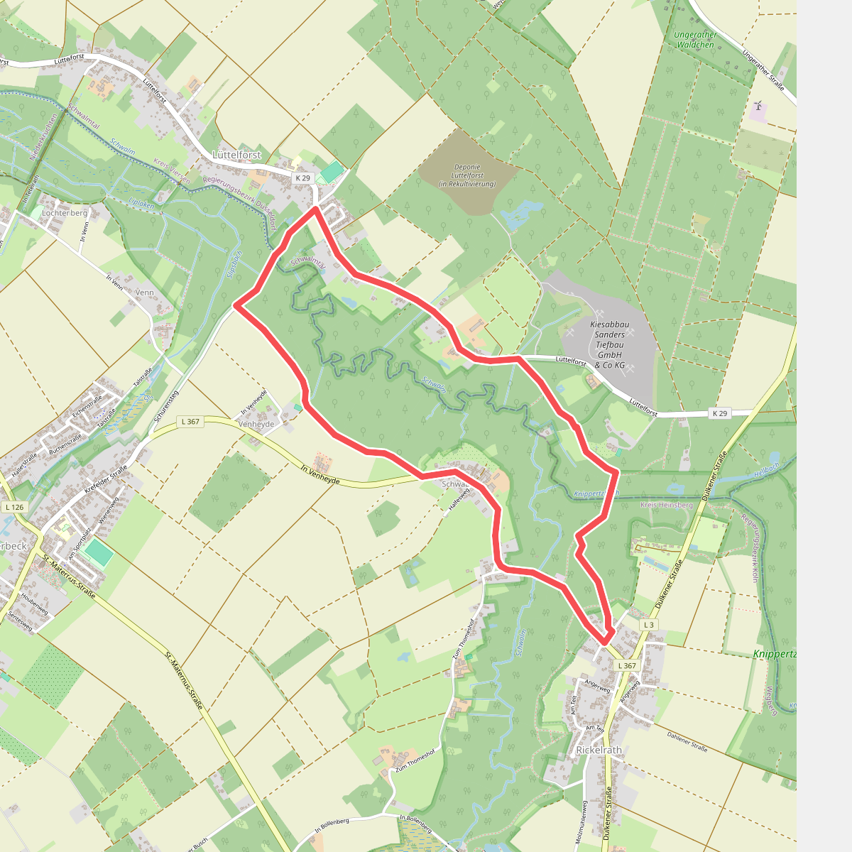 Rundweg A6 Papelter Bruch