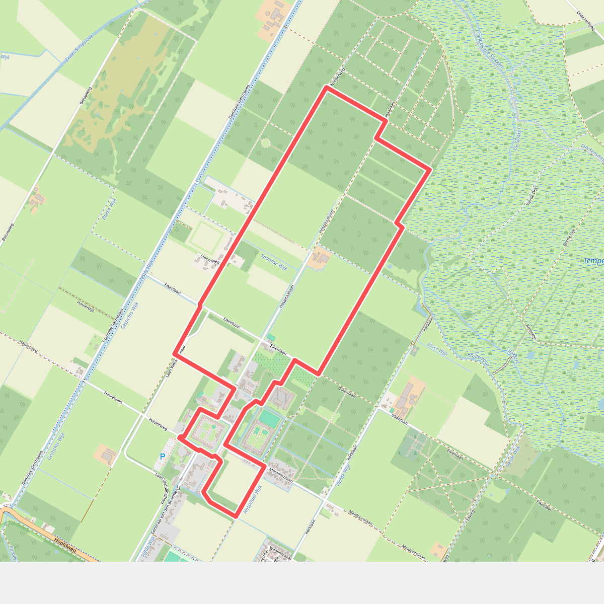 Witte route - Slokkert route Veenhuizen