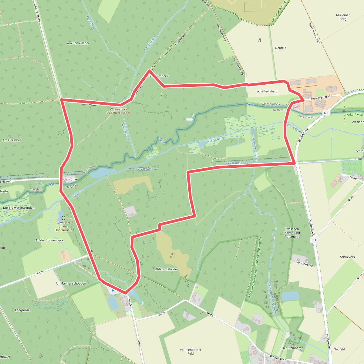Rundweg Biologische Station - braun
