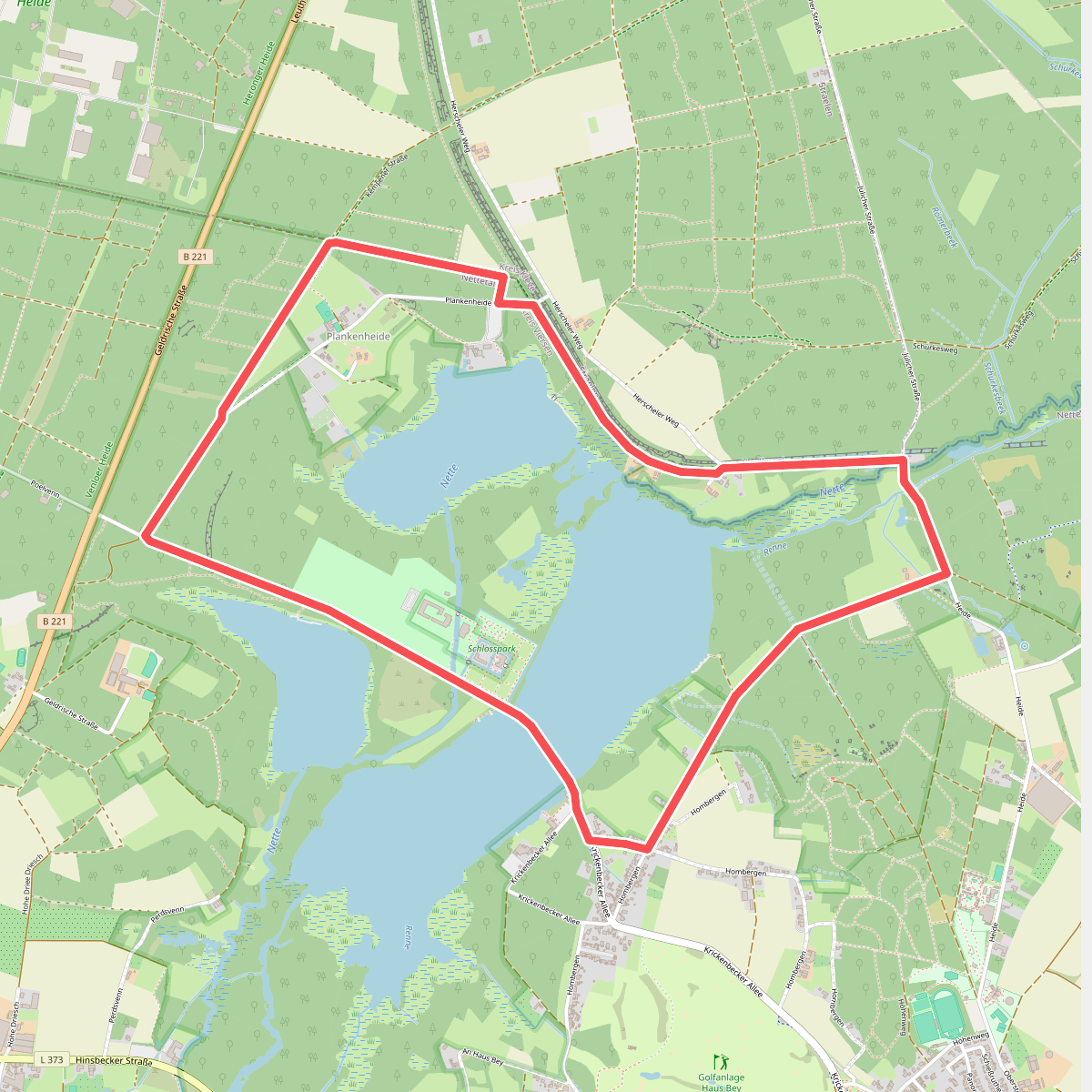 Rundweg Biologische Station - grün