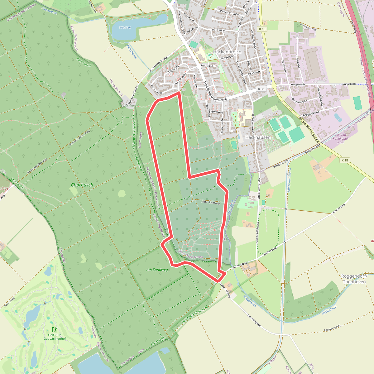 Chorbusch Rundweg A3