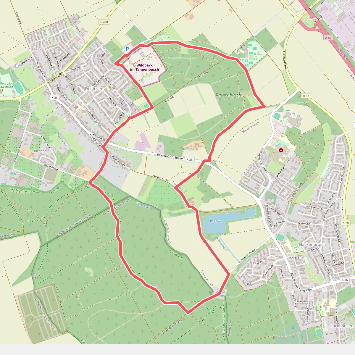 Delhoven Rundweg A2