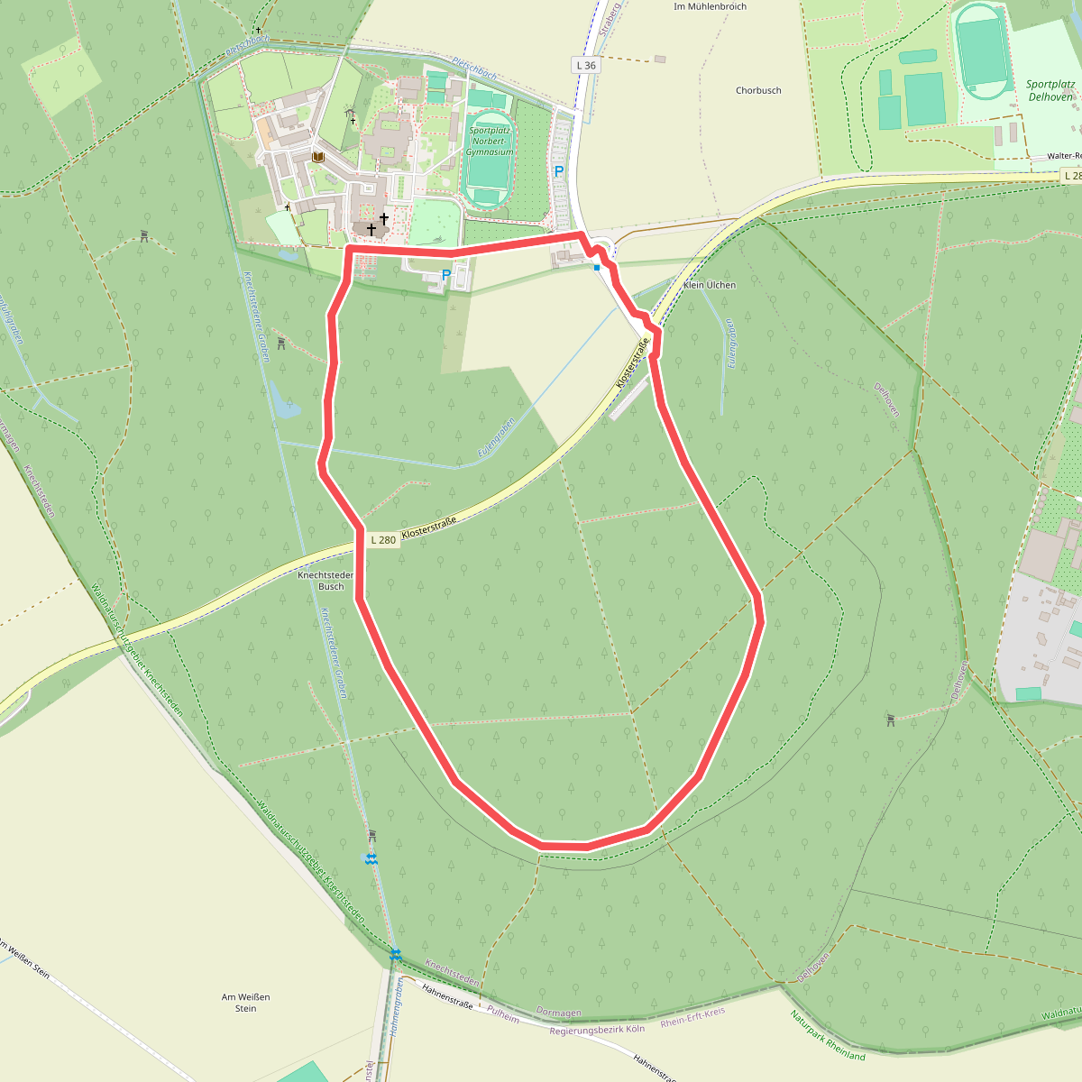 Knechtsteden Rundweg A6
