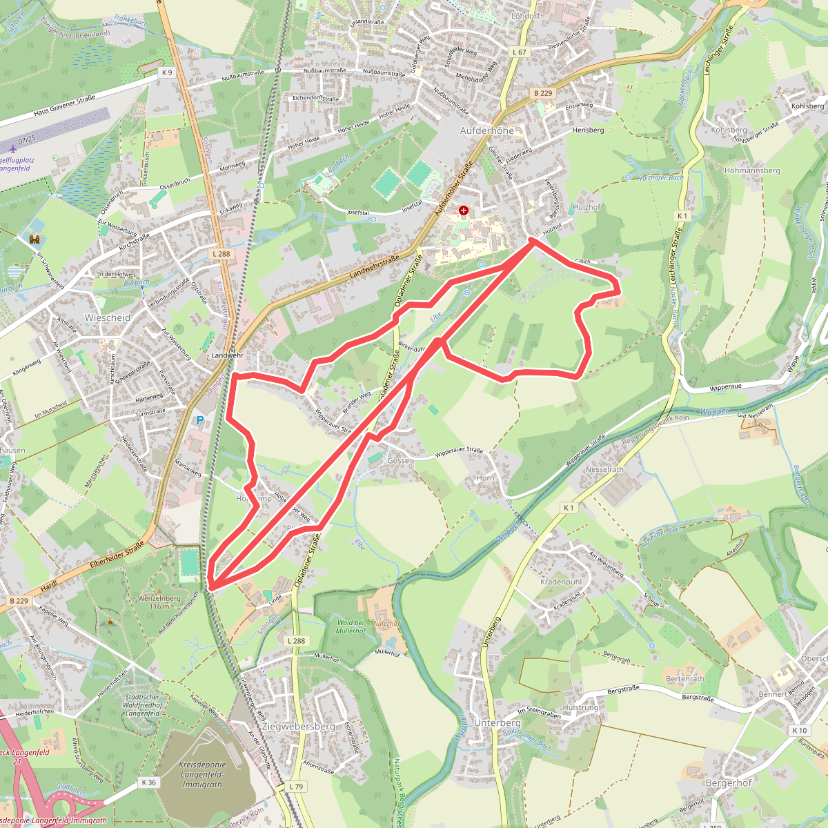 Rundweg A1 - Rupelrath