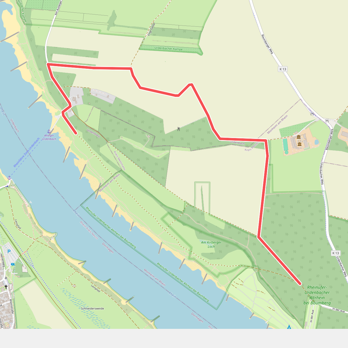 Urdenbacher Kämpe - Vom Rhein zum Auwald