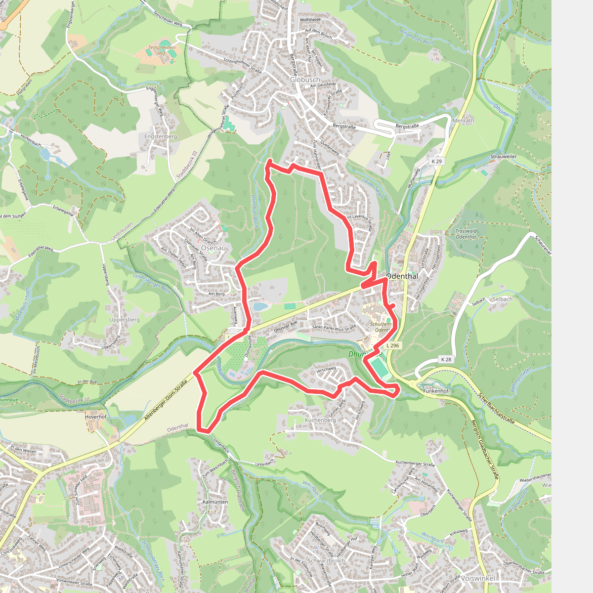 Odenthal Rundweg A4