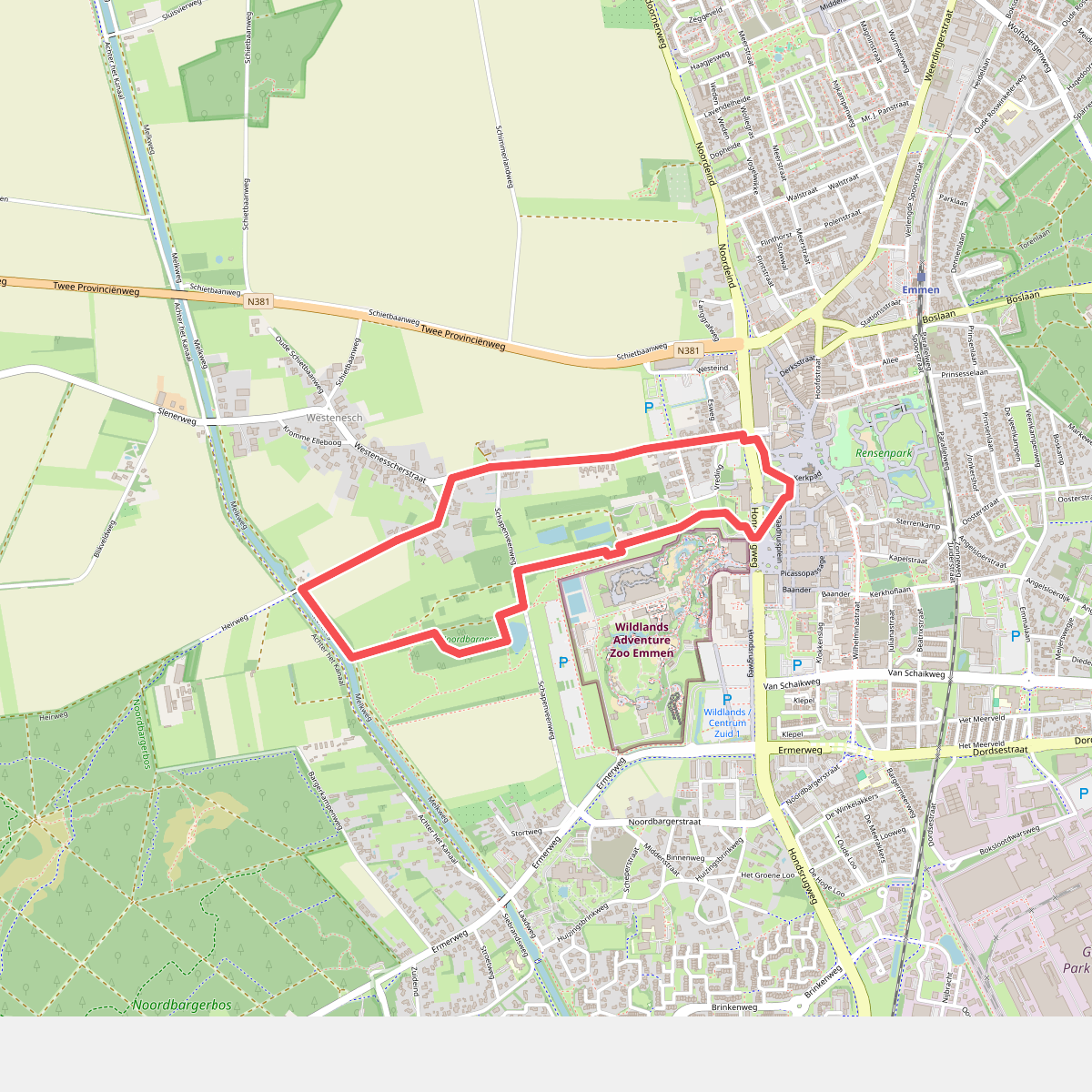 WMD wandelroute Noordbargeres