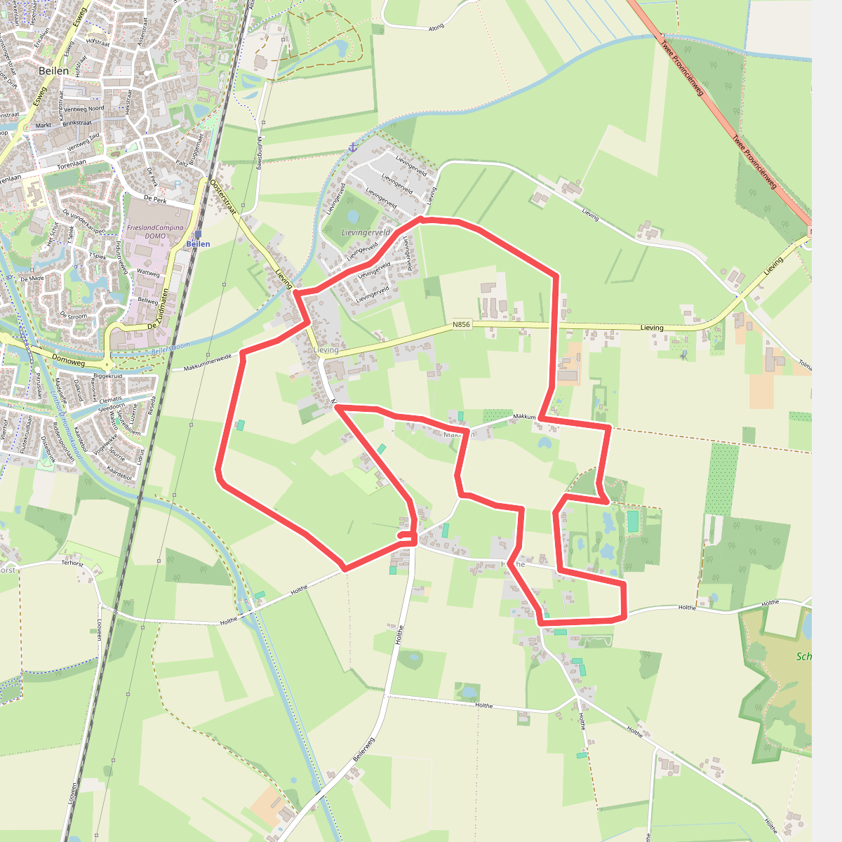 Buurtommetje Holthe, Lieving en Makkum