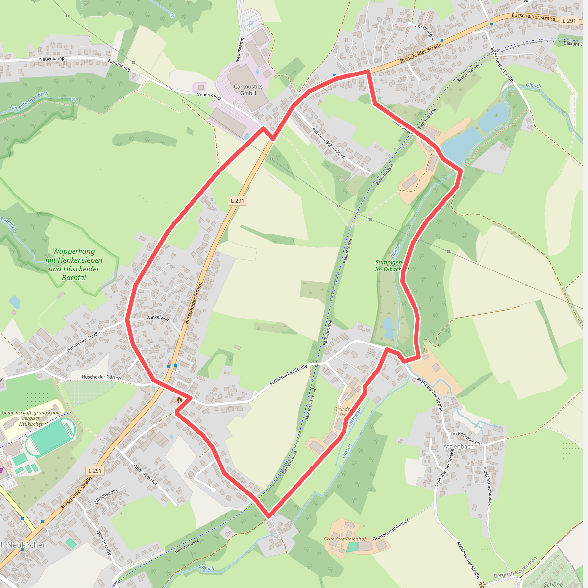 Bergisch-Neukirchen Rundweg A4