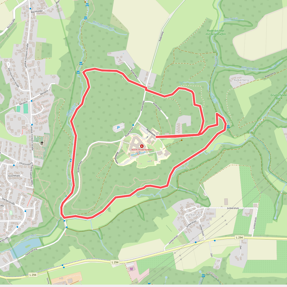 Der blaue Rundweg