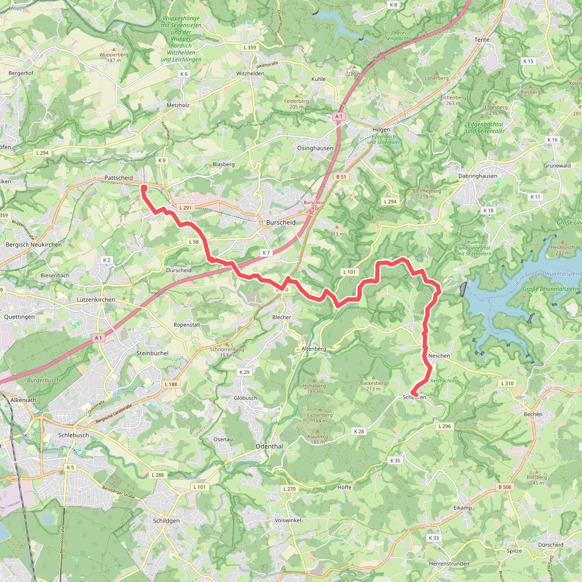 Naturfreundeweg Neuenkamp - Rath/Heumar