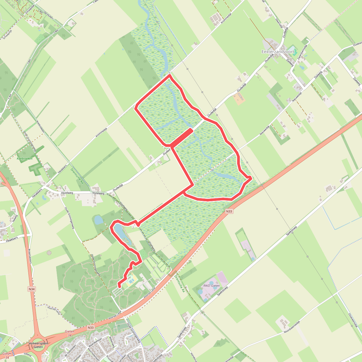WMD wandelroute Breevenen