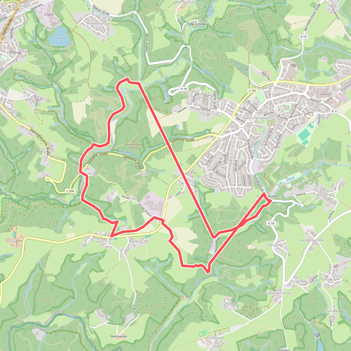 Könenmühle Rundweg A3