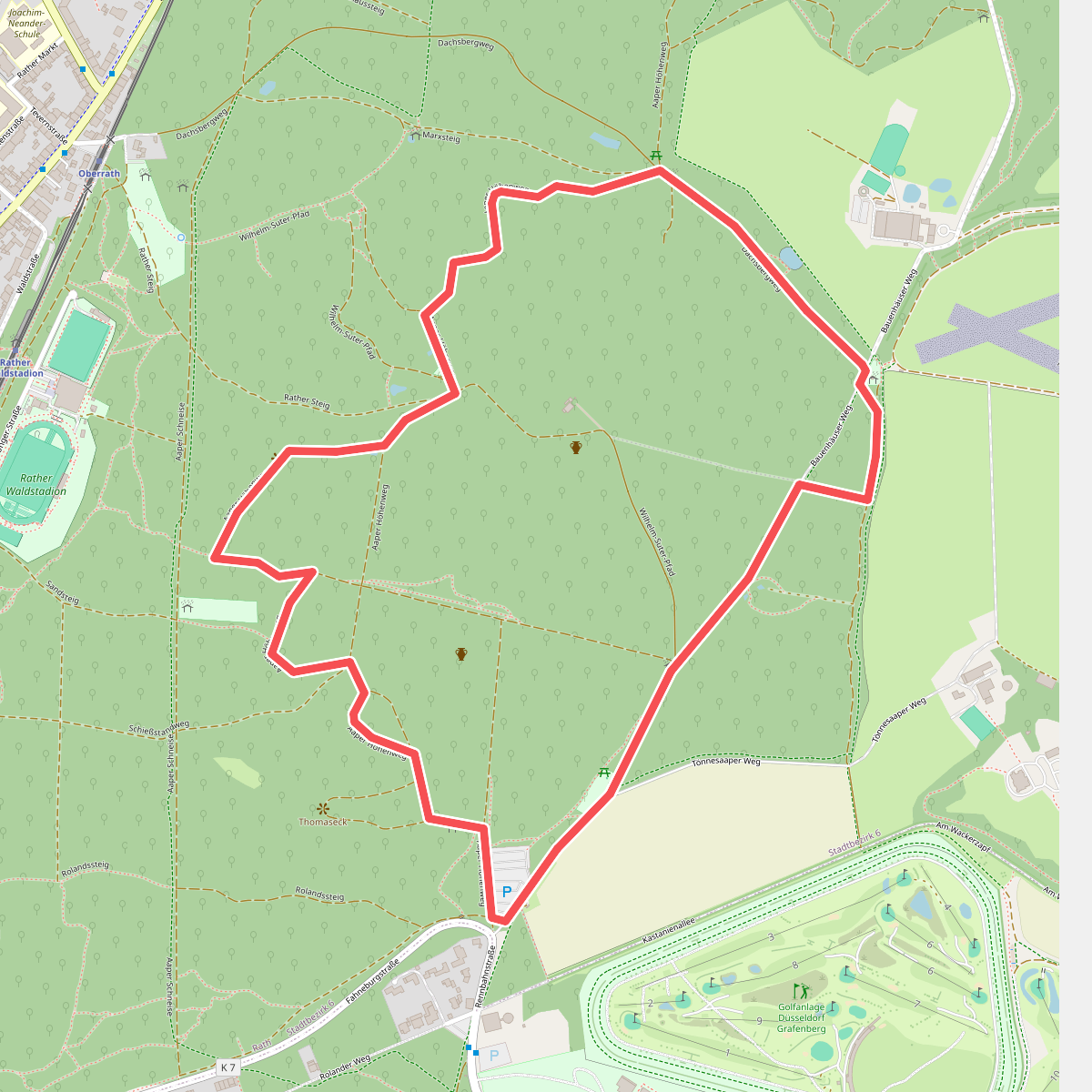 Aaper Wald Rundweg A2