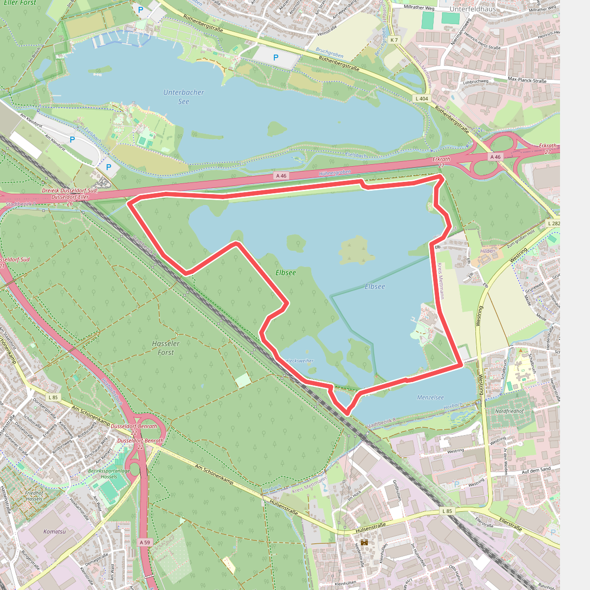 Elbsee Rundweg A7