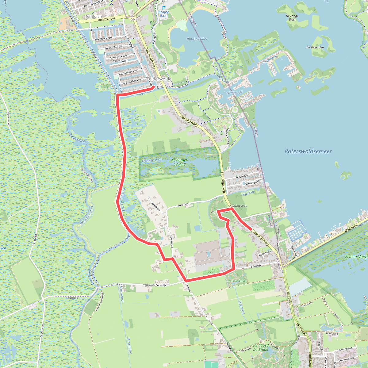 Oorlogsverhalen uit Eelde: Route 2 - Eelderwolde
