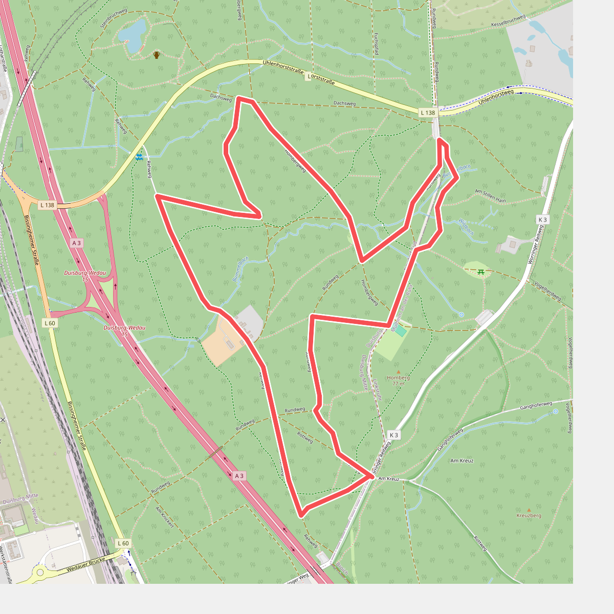 Waldlehrpfad im Uhlenhorstwald