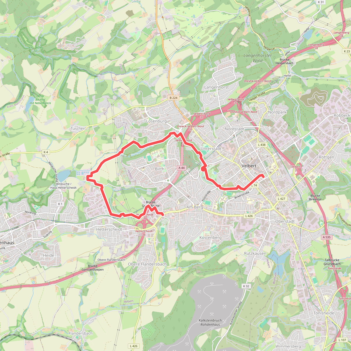 Dreieck Velbert-West