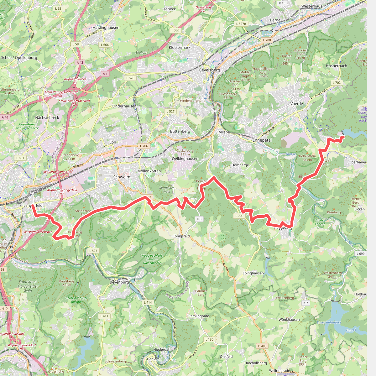 <2> Hasper Talsperre - Wuppertal-Langerfeld